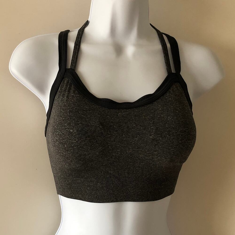 Calia By Carrie Underwood Sports Bra Strappy Black Small